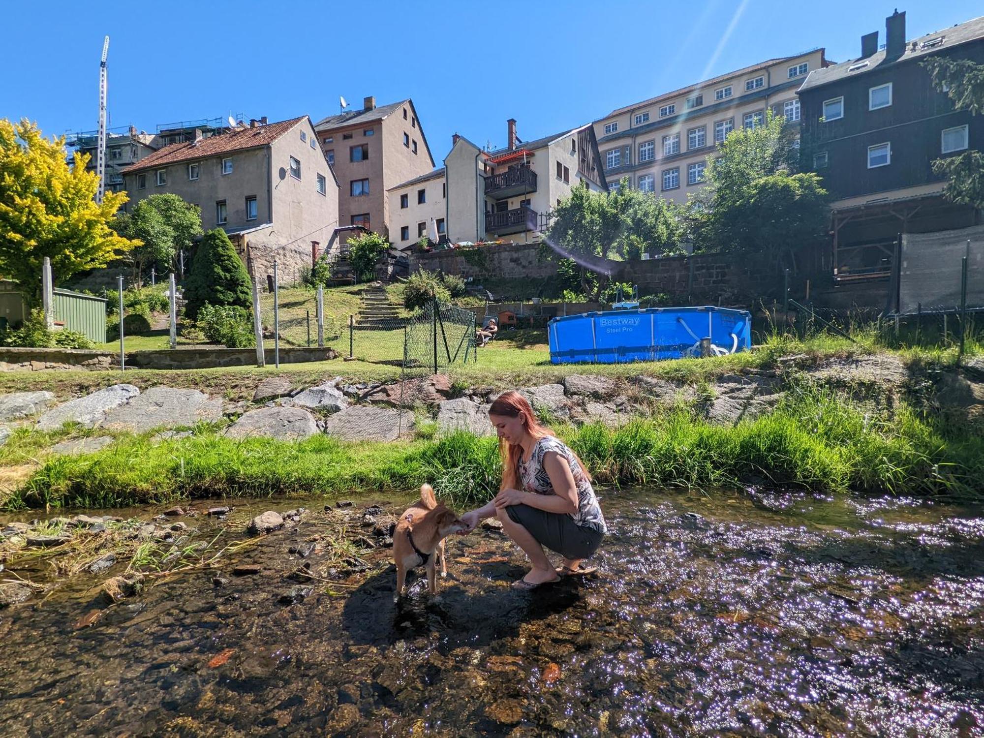 Famzi - Urlaubsmagie - Familienwohnung Mit Gemeinschaftsgarten, -Sauna & -Pool Зебниц Екстериор снимка