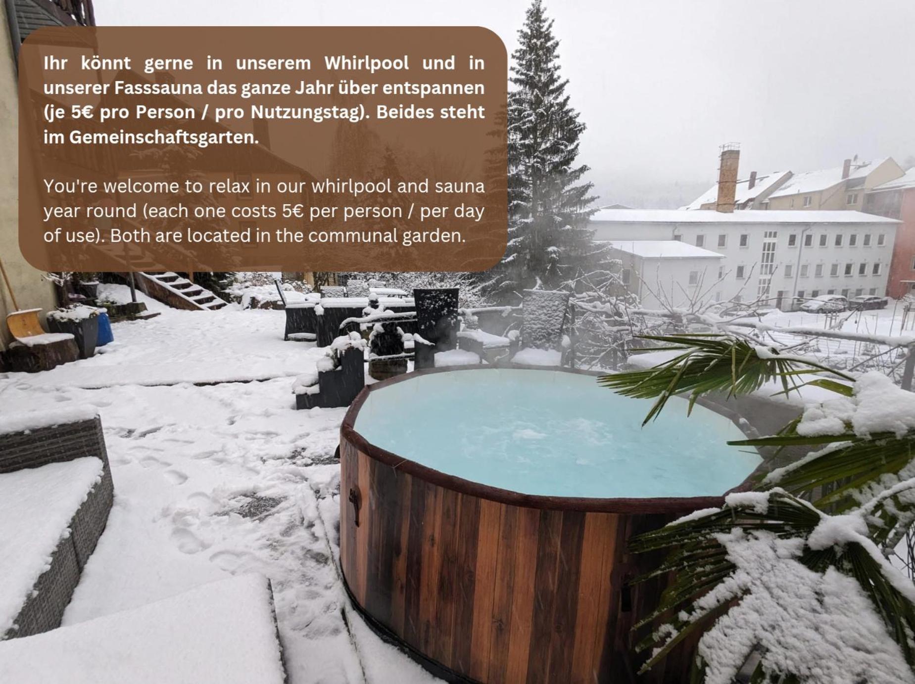 Famzi - Urlaubsmagie - Familienwohnung Mit Gemeinschaftsgarten, -Sauna & -Pool Зебниц Екстериор снимка